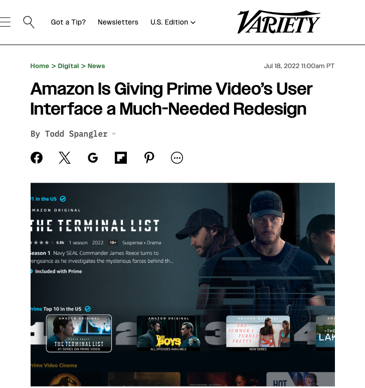 Prime Video content discovery